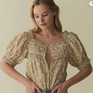 Doen Farley Top Liberty Print XS